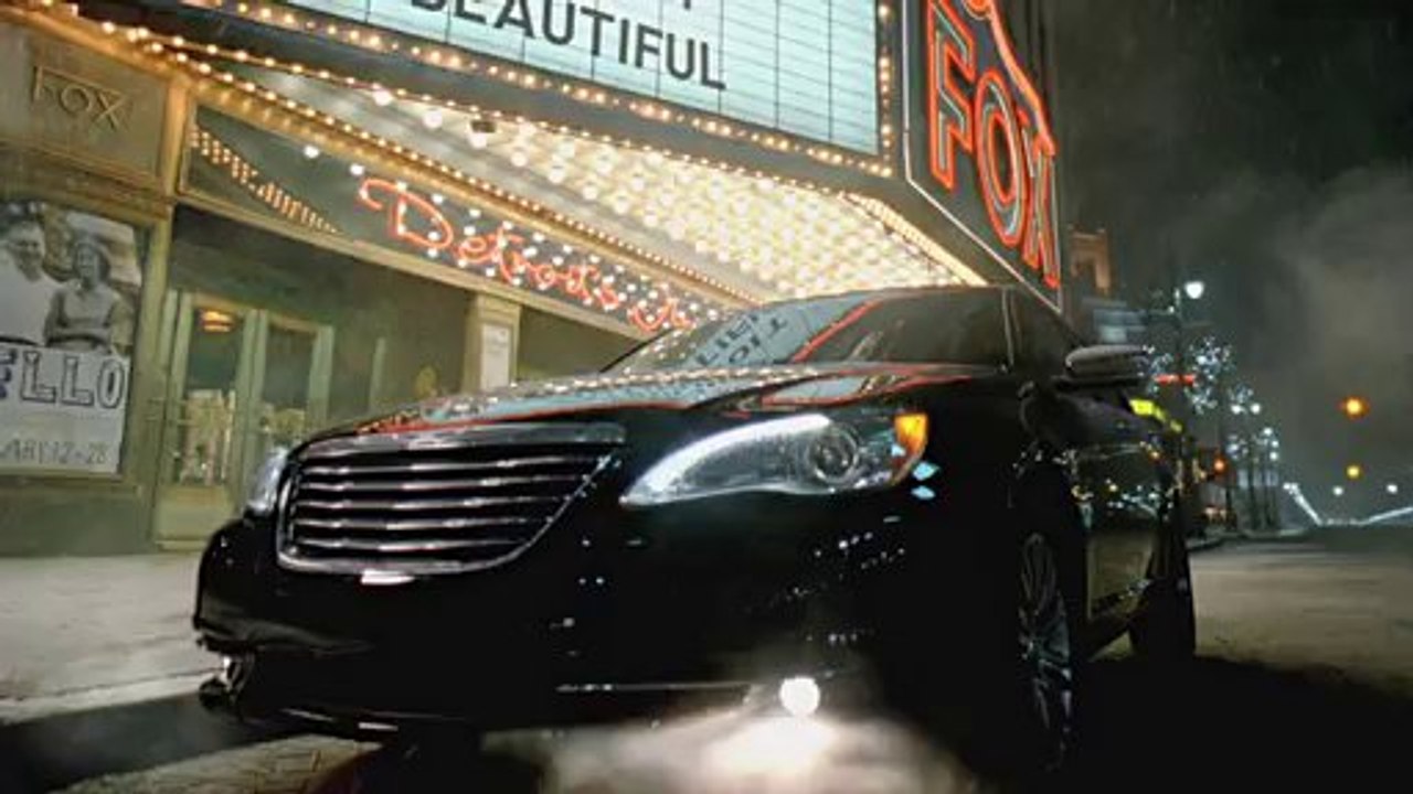 Publicité Chrysler 200 avec Eminem à Detroit