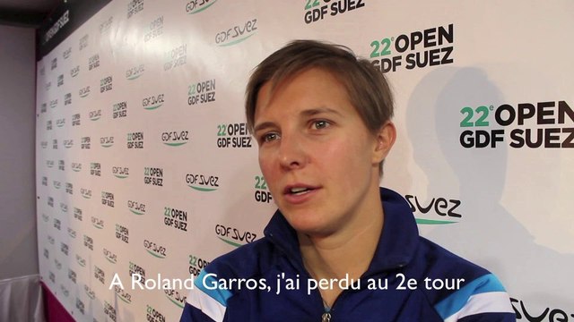 Open GDF SUEZ - Kirsten Flipkens : Comme un dauphin sur le court