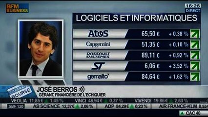 Focus sur le secteur des services informatiques: José Berros, dans Intégrale Bourse – 30/01