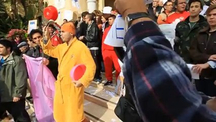 Los malagueños protestan contra el tarifazo del agua