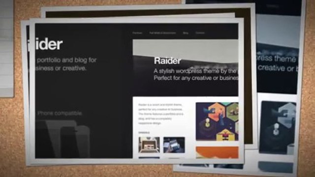 Raider Responsive Portfolio Blog Theme Download