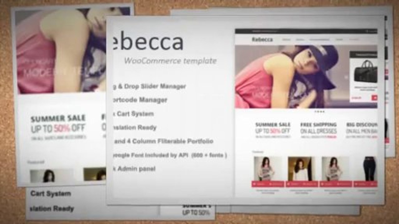 Rebecca Premium Responsive WooCommerce theme Download