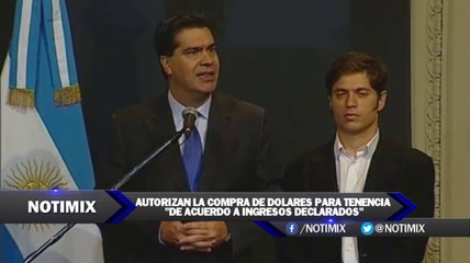 EL GOBIERNO AUTORIZA LA COMPRA DE DOLARES PARA TENENCIA