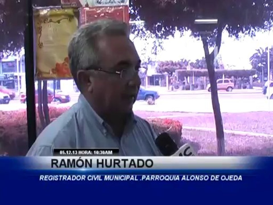 Registro Civil de la parroquia alonso de Ojeda presenta escasez de material  - 05.12.13