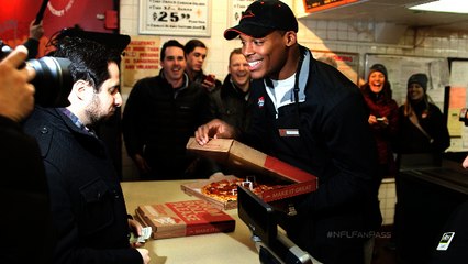 NFL Fan Pass: Cam Newton makes a pizza