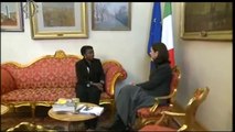 Roma - Camera. La solidarietà di Laura Boldrini a Cecile Kyenge (22.01.14)