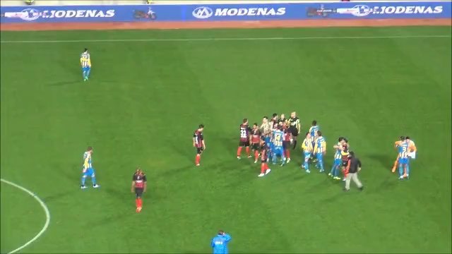 ΑΠΟΕΛ-Ερμής-τέλος αγώνα