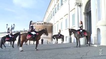 Roma - Cambio della Guardia Solenne in occasione della Festa del Tricolore (08.01.14)
