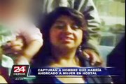 San Juan de Lurigancho: capturan a hombre que ahorcó a su pareja en un hotel