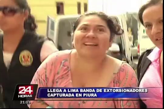 La peligrosa banda de extorsionadores 'La Cruz de Piura' fue trasladado a Lima
