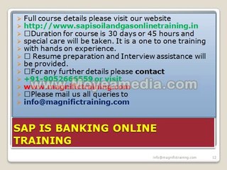 sap is banking online training and certification
