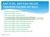 sap is oil and gas online training and certification