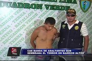 La policía capturó a peligrosa banda 'Los Malditos de Barrios Altos'