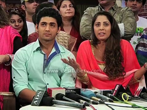 On location of TV Serial 'Kehta Hai Dil Jeele Zara' celebration of completing 100 episodes