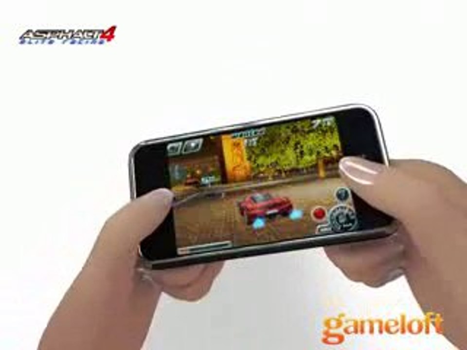 Asphalt 4 Elite Racing sur iPhone
