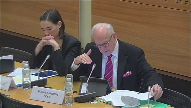 M. Alain Lambert, Pdt de la commission consultative d'évaluation des normes - Jeudi 30 Janvier 2014