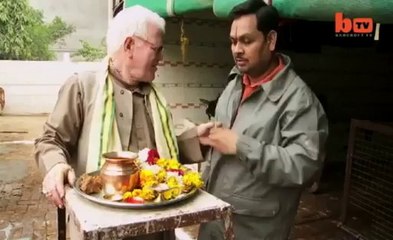 Urine-drinking Hindu cult believes a warm cup before sunrise straight from a virgin cow heals cancer