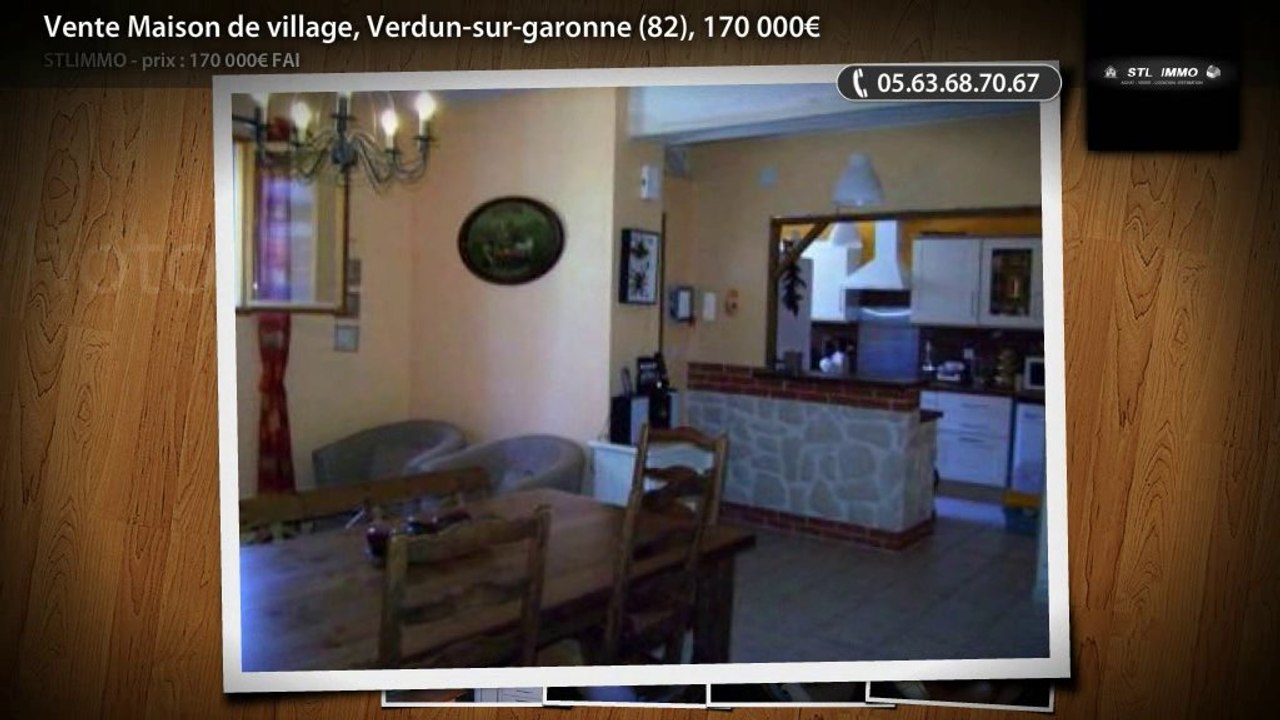 Vente Maison de village, Verdun-sur-garonne (82), 170 000€