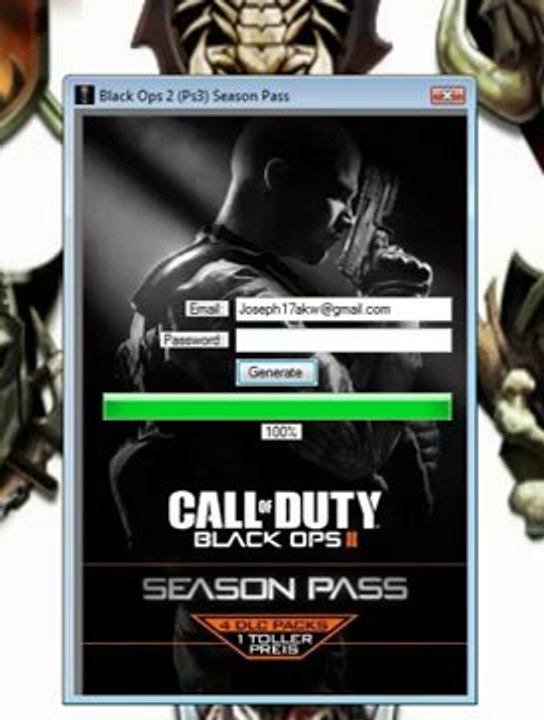 GRATUIT Black Ops 2 Season Pass Generator PC PS3 Xbox