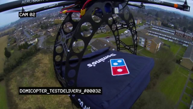 Des drones livreurs de pizzas