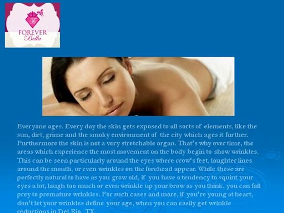 Laser wrinkle removal Del Rio TX