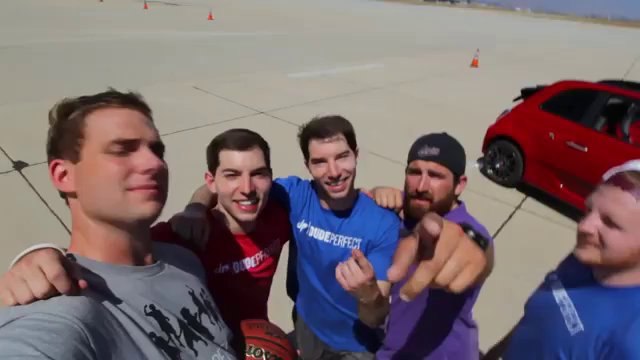 Quelques cascades en Fiat 500