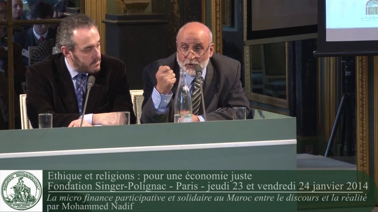 Mohammed Nadif - La micro finance participative et solidaire au Maroc, entre le discours et la réalité