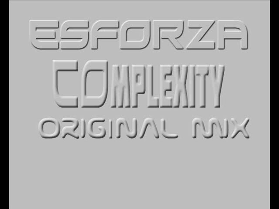 Complexity (Original Mix)
