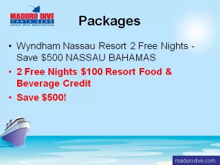 Maduro diving packages