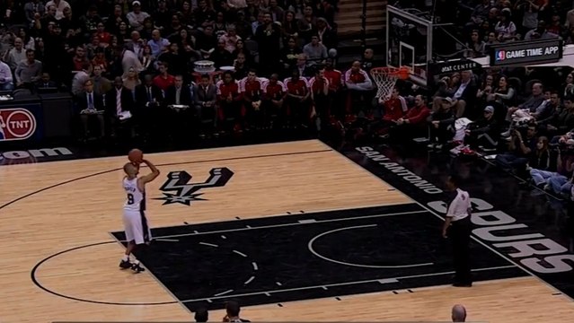 Tony Parker shoot the most hilarious free throw of the year - San Antonio Spurs