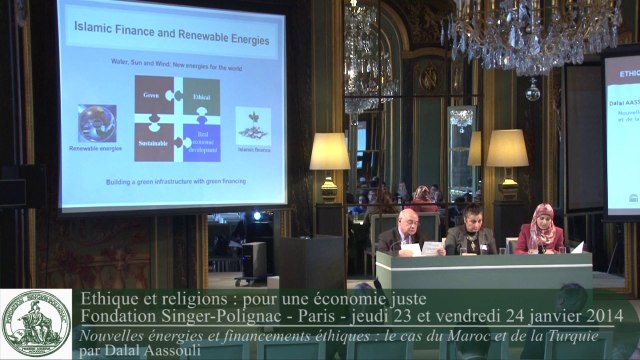 Dalal Aassouli - Nouvelles énergies et financements éthiques : le cas du Maroc et de la Turquie