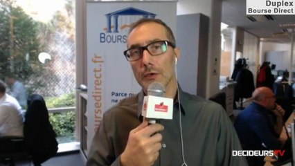 31/01/14 : Les Experts de Bourse Direct dans l'émission "Duplex Bourse" sur Décideurs TV