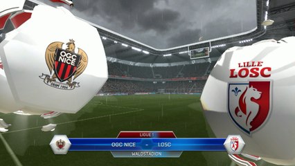 Fifa 14: Nice vs Losc  | ligue 1 | 23éme journée