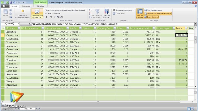 Les fonctions du groupe Logique avec Excel : trailer | video2brain.com