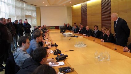 Boulogne : intervention de Jean-Loup Lesaffre, président de la CAB au sujet de Continentale Nutrition