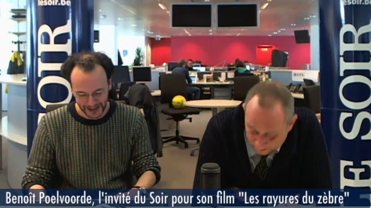 Benoît Poelvoorde : l'invité du Soir : pour son film les « Rayures du zèbre »