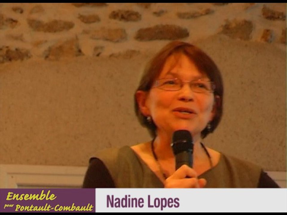 Présentation de Nadine Lopes