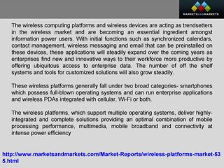 Global Wireless Platforms Market 2016