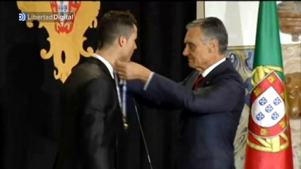 Cristiano Ronaldo, condecorado como Gran Oficial de la Orden del Infante Don Henrique