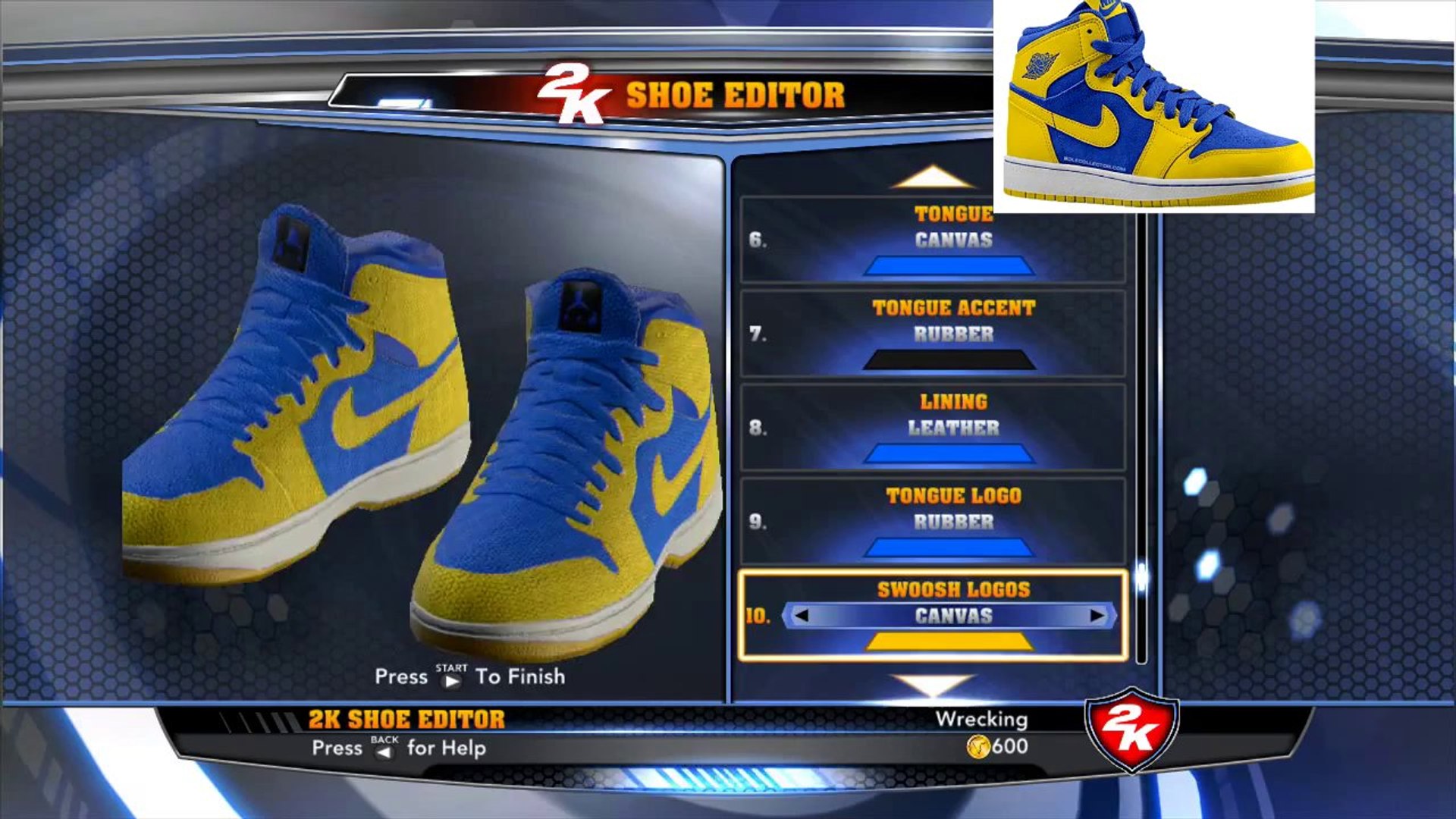 NBA 2K14 Shoe Creator - Air Jordan 1 Retro High OG 'Laney + ON FEET - video  Dailymotion