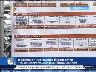 Patrullaje inteligente a la espera de activación en la gran Caracas