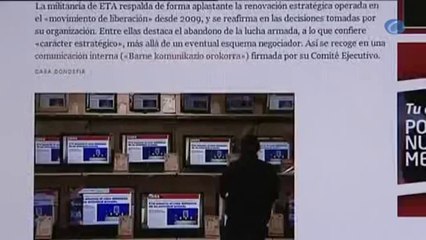 ETA reafirma el abandono de la lucha armada
