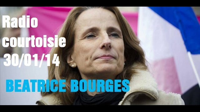 Béatrice BOURGES 30/01/14 RADIO COURTOISIE