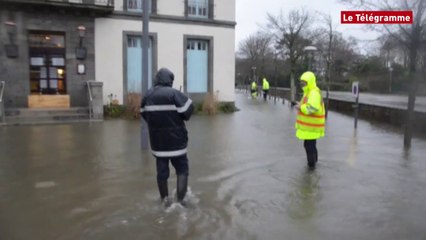 Landerneau. Crue : moins haute que prévue