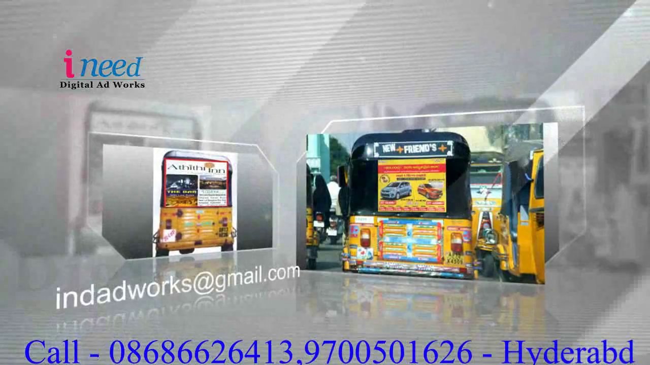 Advertising on Auto Ads in hyderabad