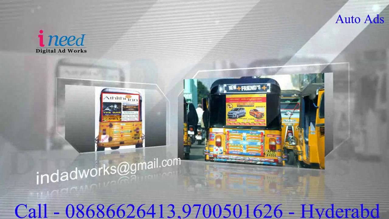 Auto Rickshaw Advertising in Hyderabad