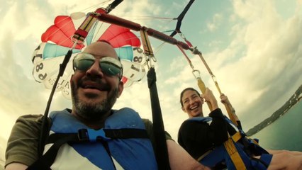 Parasailing in Beautiful Rincón, Puerto Rico