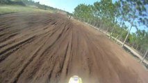 Motocross Racing - Bostwick First Round - Helmet Cam