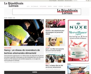 Le Républicain Lorrain :  un nouveau site pour une information plein écran