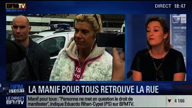 BFM Story: La manif pour tous : Pourquoi retourner dans la rue dimanche? - 31/01